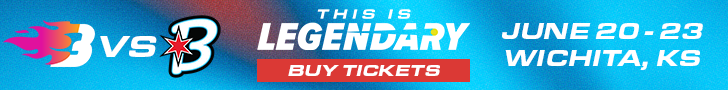 Blaze vs. Bandits in Wichita, KS, Ticket Banner