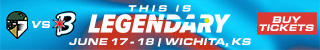Talons vs. Bandits in Wichita, Kansas ticket banner