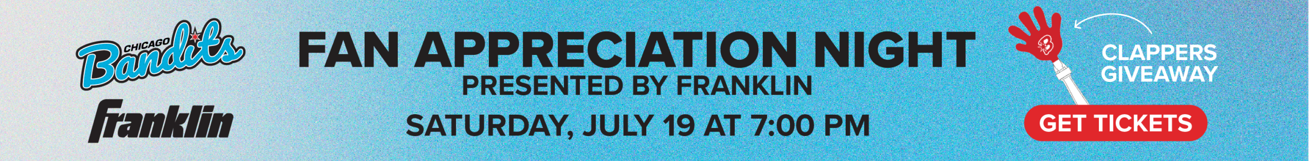 Bandits Fan Appreciation Night Banner Ad