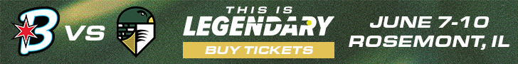 Bandits vs. Talons in Rosemont, Illinois, Ticket Banner