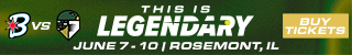Bandits vs. Talons in Rosemont, Illinois, Ticket Banner