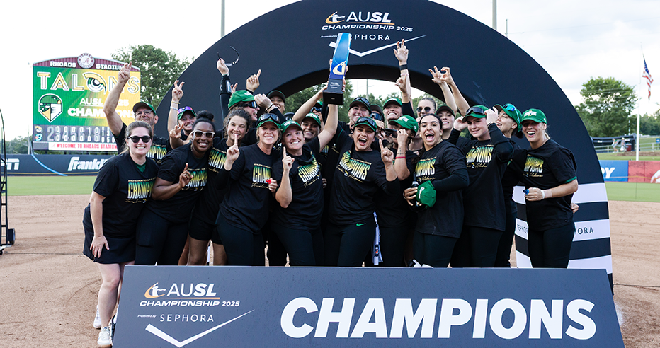 The Talons are the first-ever AUSL Champions.