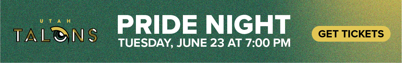 Talons Pride Night Banner Ad