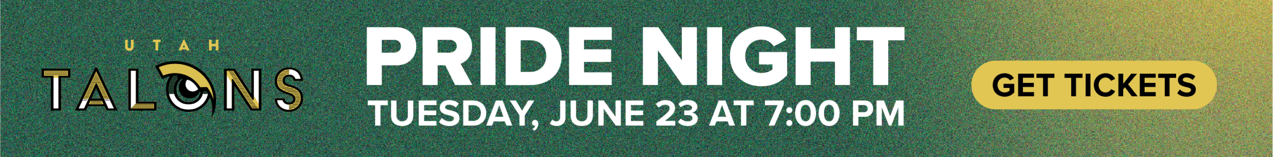 Talons Pride Night Banner Ad