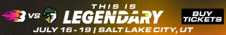 Blaze vs. Talons in Salt Lake City, Utah ticket banner