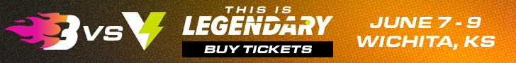 Blaze vs. Volts in Wichita, KS ticket Banner