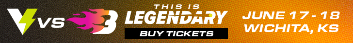 Volts vs. Blaze in Wichita, KS ticket banner