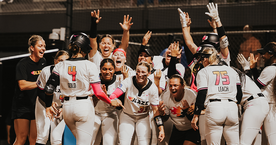 Ana Gold hit a walk-off 2-run home run to seal the run-rule victory for the Blaze against the Bandits