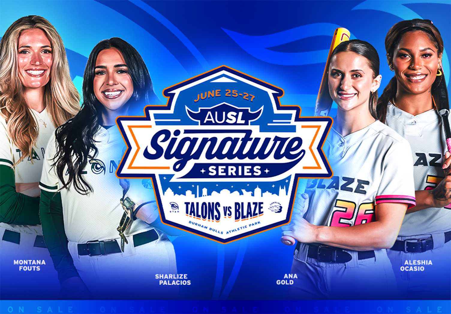 The AUSL will bring professional softball to one of the country’s most recognizable venues this summer with the AUSL Signature Series at Durham Bulls Athletic Park, featuring the Carolina Blaze hosting the defending AUSL Champion Utah Talons from June 25–27.