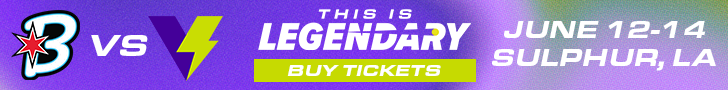 Bandits vs. Volts in Sulphur, LA ticket banner