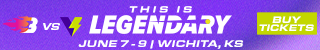 Blaze vs. Volts in Wichita, KS, ticket banner