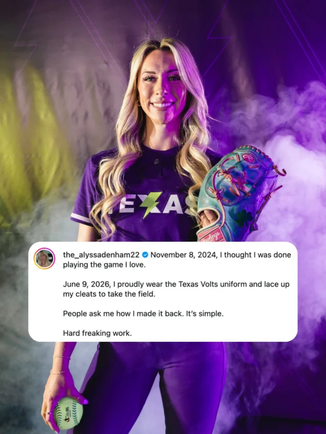 Alyssa Denham's return to professional softball is a masterclass in resilience and determination
Today, the pitcher will take the circle for the first time since having back surgery in November of 2024