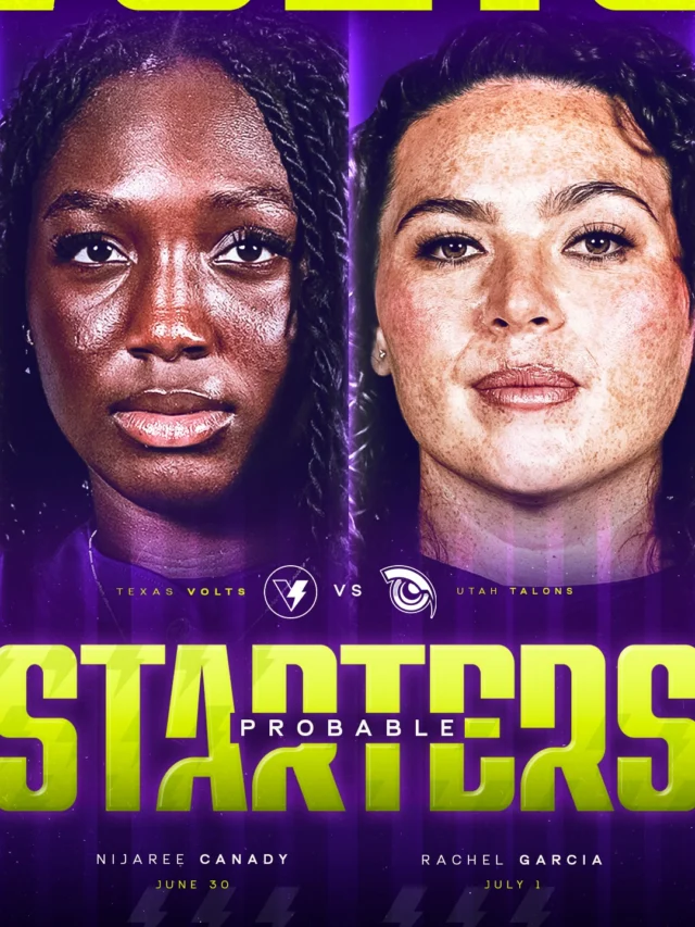 probable starters for our 2-game set taking on the birds â¡ï¸

Game 1: NiJaree Canady 
Game 2: Rachel Garcia