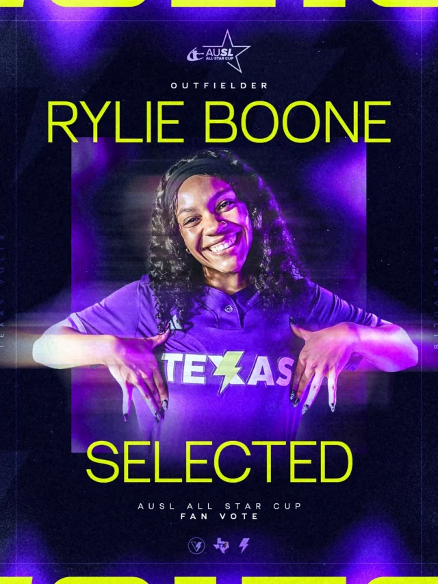 BOOOOOOOOOOOOOONE ð¤©ð

The fans have voted Rylie Boone to receive an invitation to the 2026 AUSL All Star Cup!