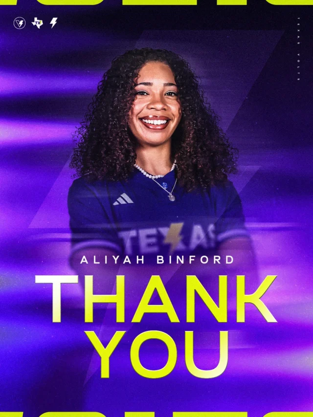 Thank you, Binny ðð«¶
The Volts have traded RHP Aliyah Binford to the Chicago Bandits in exchange for a Player to be Named Later