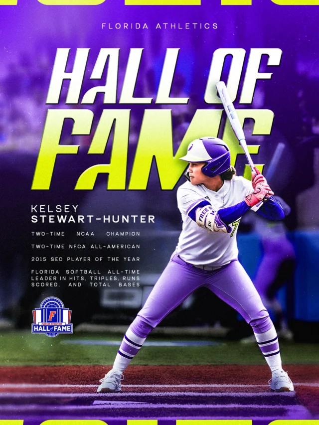 One of the best Gators to ever play the game ð
@kelseystewart will be inducted into the @floridagators Athletics Hall of Fame this weekend.
Congrats Kelsey!