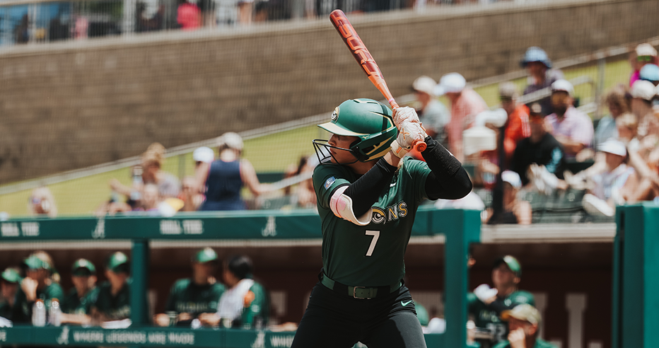 Maya Brady at-bat with the Talons during the 2025 season. Brady was selected No. 1 overall in the Expansion Draft by the Oklahoma City Spark.