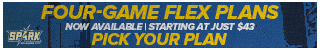 Spark four-game flex plan now available
