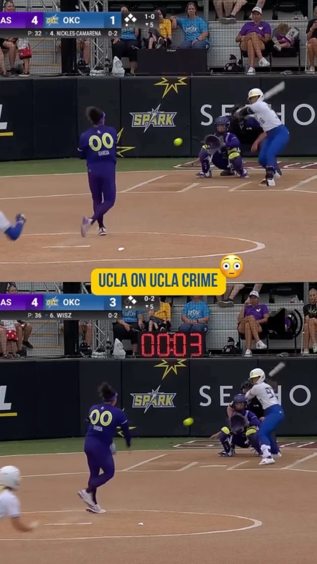 first a @bubbanickles hit to score @mayabrady_ , then @delanieewisz ties the game! ð¤¯