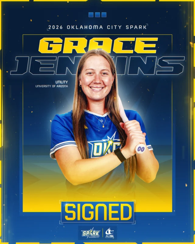 elevated! âð¼
The Oklahoma City Spark have signed utility player Grace Jenkins after she previously joined the franchise on a reserve assignment!
ð Link in bio