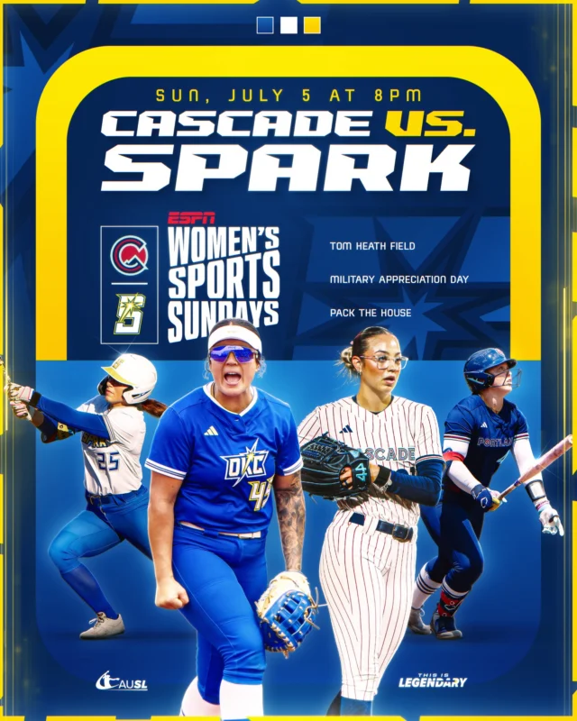 ðððððððð: Sunday night's matchup vs. Cascade will now be featured on @espn ðð¨ð¦ðð§'ð¬ ðð©ð¨ð«ðð¬ ðð®ð§ððð²ð¬! Pack the house â¡ï¸
ðï¸ Military members get in FREE with military ID
ðï¸ @ok_christian students get in FREE with student ID
ðï¸ Groups of 10+ now get 25% off with code SPARKGROUP25 - Sunday only!