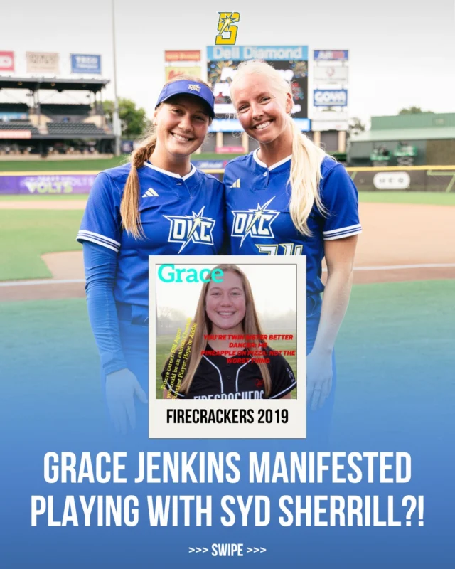 seven years ago, Grace Jenkins' favorite player was Syd Sherrill - now, they're competing for a playoff spot together on the same team ð¥¹