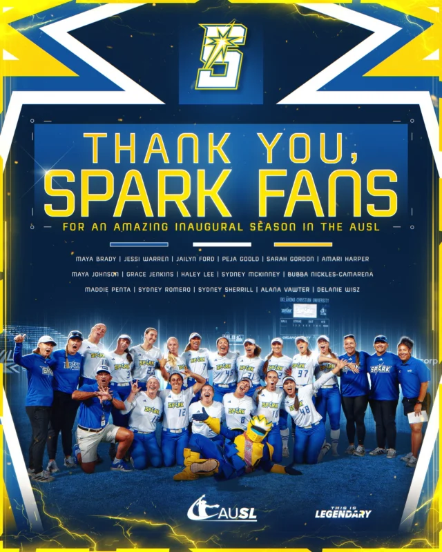 an incredible season of firsts ð
Thank you, Spark fans! This is just the beginning!