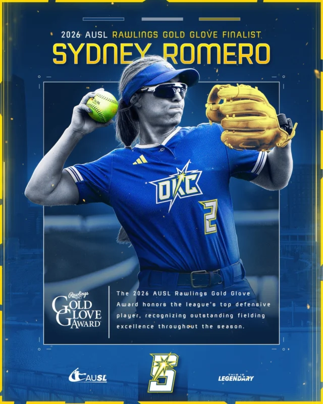 gold standard defense â­ï¸

Syd Romero has been named a finalist for the first ever AUSL Rawlings Gold Glove Award!