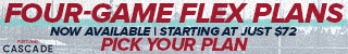 Cascade four-game flex plan now available